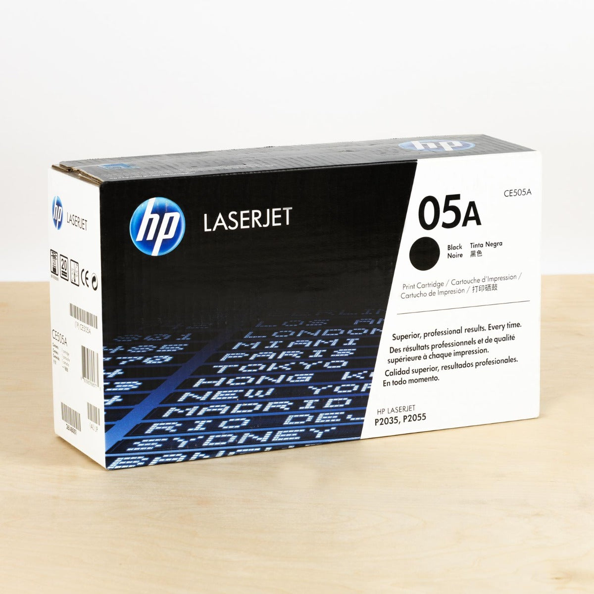 OEM HP CE505A Black Toner Cartridge (2,300 Pages)
