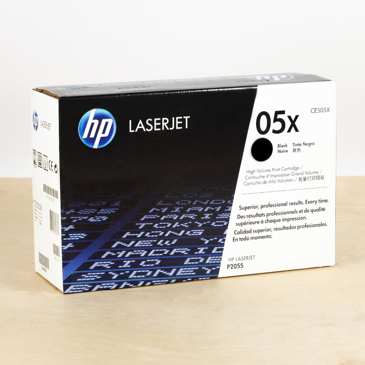 OEM HP CE505X Black Toner Cartridge (6,500 Pages)