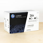 OEM HP 26X High Yield Black Toner Cartridge 2-Pack (18,000 Pages)