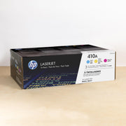 OEM HP 410A 3-Pack C/M/Y Toner Cartridges