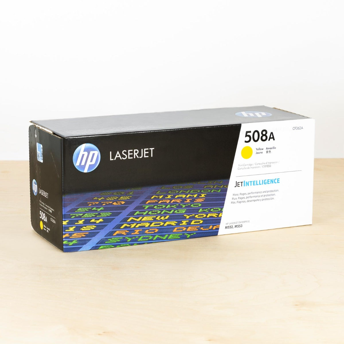 OEM HP 508A Yellow LaserJet Toner Cartridge (5,000 Pages)