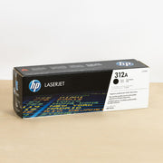 OEM HP 312A / CF380A Black Laser Toner Cartridge (2,400 Pages)
