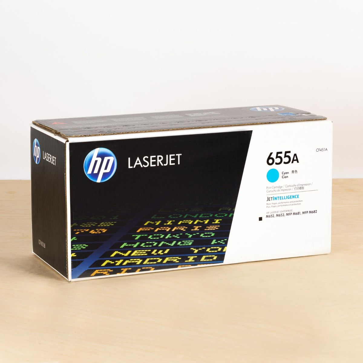 OEM HP 655A Cyan Toner Cartridge (10,500 Pages)