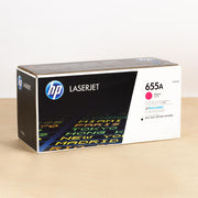 OEM HP 655A Magenta Toner Cartridge (10,500 Pages)