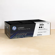 OEM HP 202X High Yield Black Toner 2-Pack CF500XD