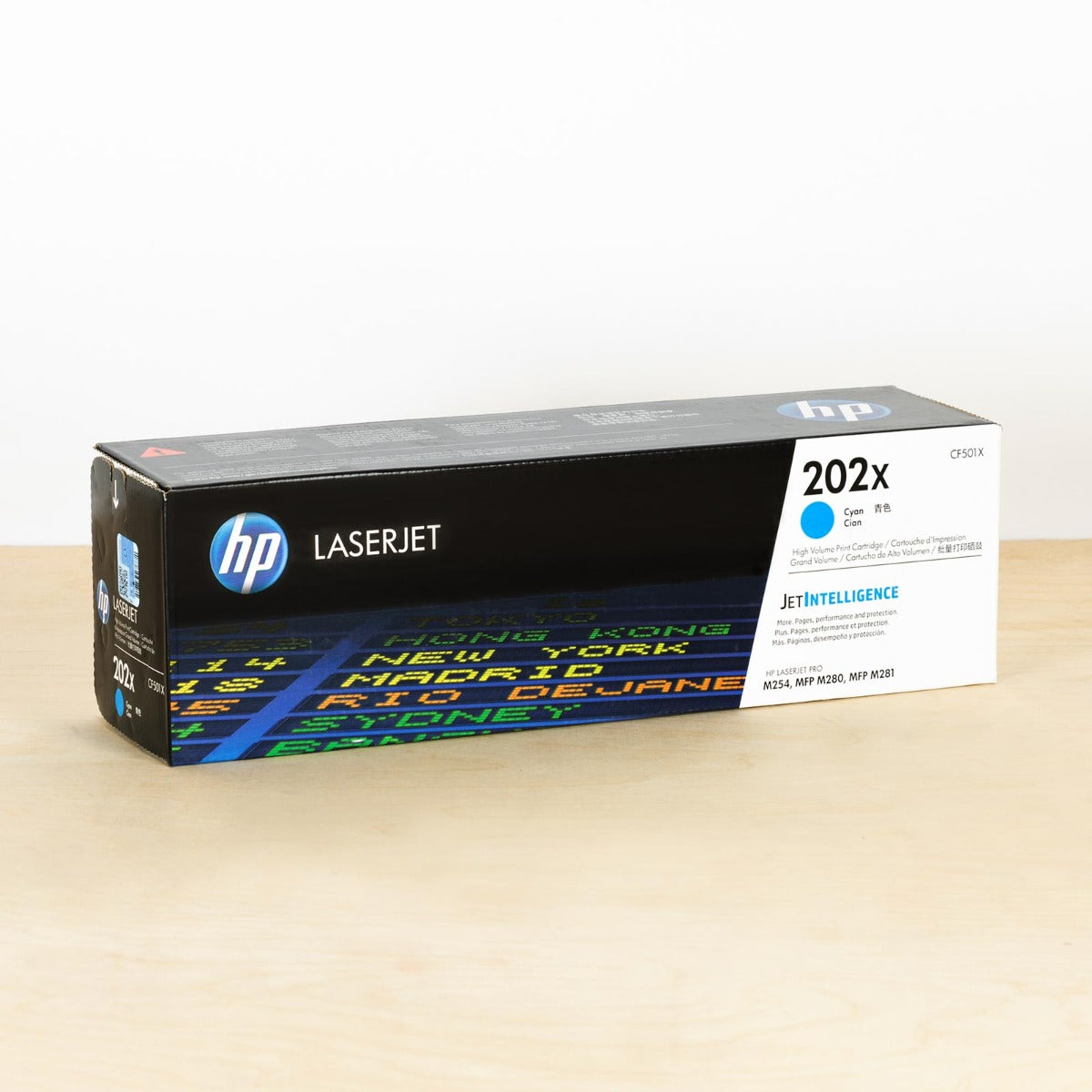 OEM HP 202X High Yield Cyan Toner Cartridge (2,500 Pages)
