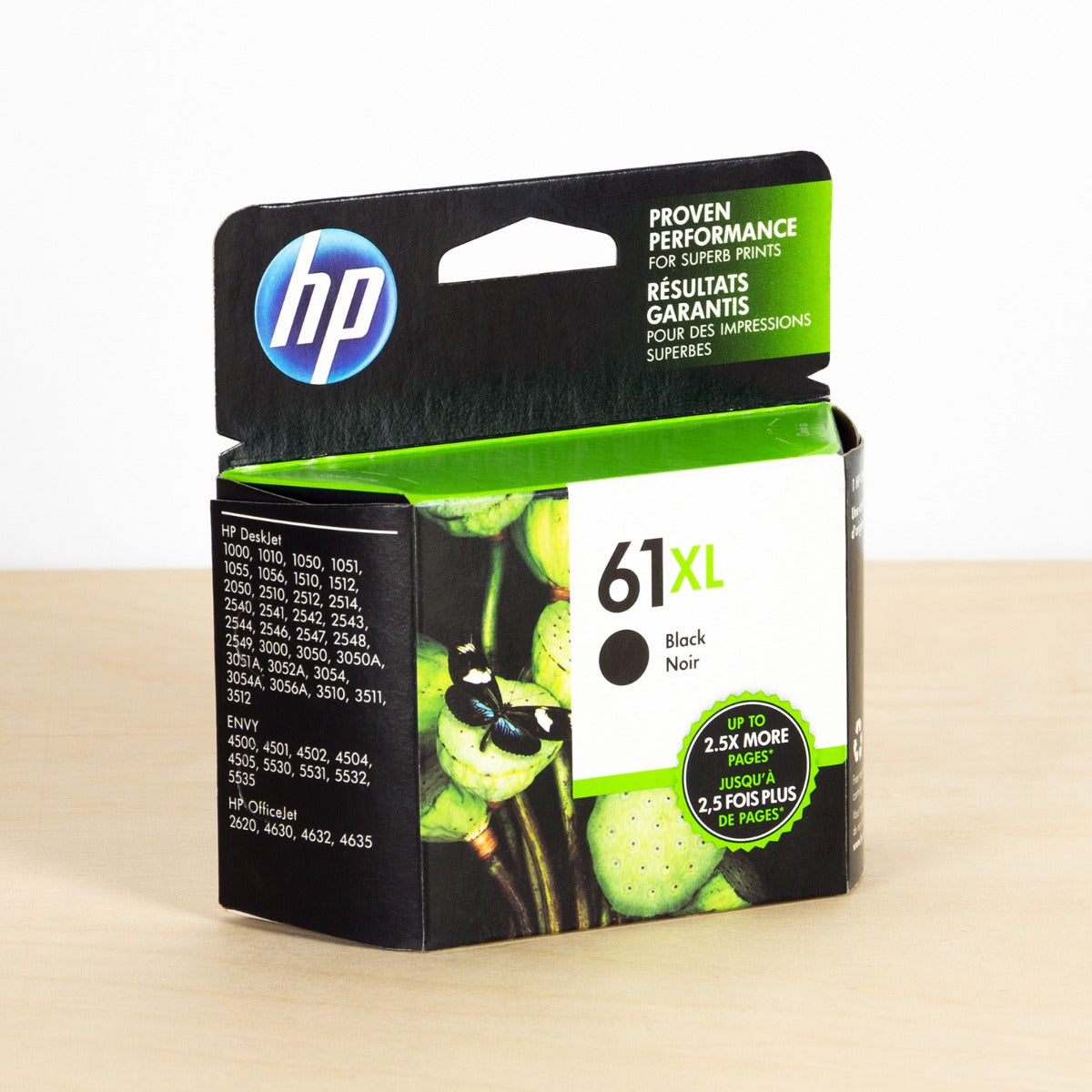 OEM HP 61XL CH563WN High Yield Black Ink Cartridge (430 Pages)