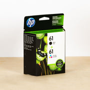 OEM HP 61 Black and TriColor Ink Combo Pack (CR259FN)