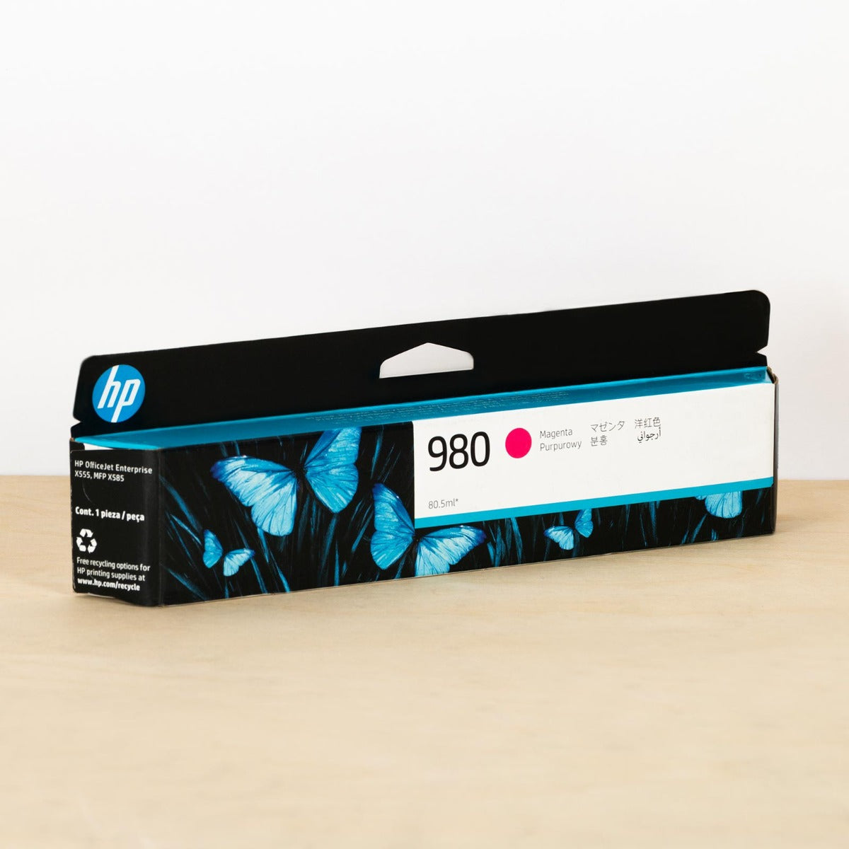 OEM HP 980A/D8J08A Magenta Ink Cartridge (6,600 Pages)