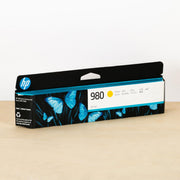 OEM HP 980A/D8J09A Yellow Ink Cartridge (6,600 Pages)