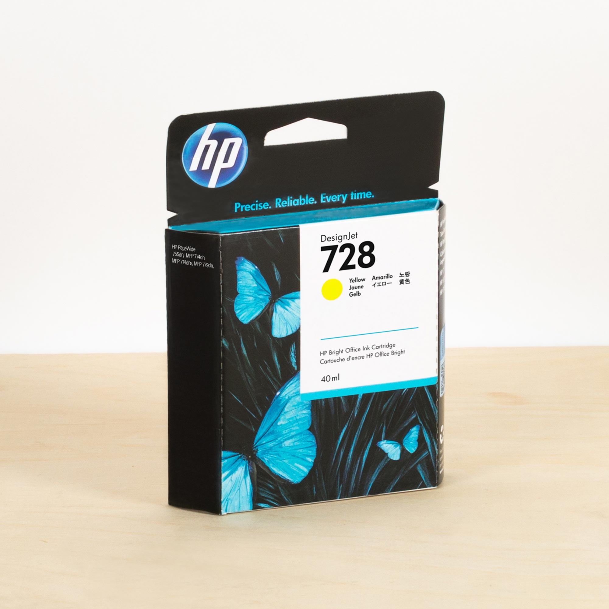 OEM HP 728 Yellow Ink Cartridge