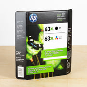 OEM HP 63XL 2-pack High-Yield Black/Tri-Color Ink Cartridge