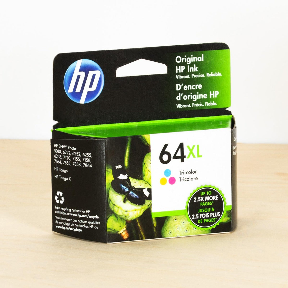 OEM HP 64XL High Yield Tri-Color Ink Cartridge (415 Pages)