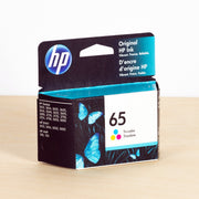 OEM HP 65 Tri-Color Ink Cartridge (100 Pages)
