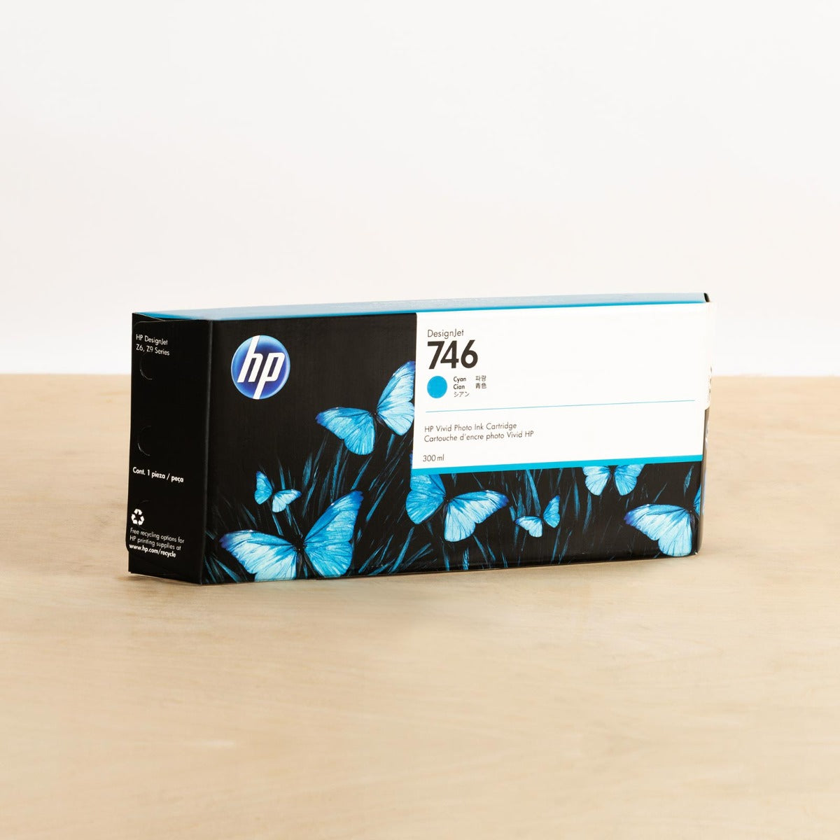 OEM HP P2V80A Cyan Ink Cartridge