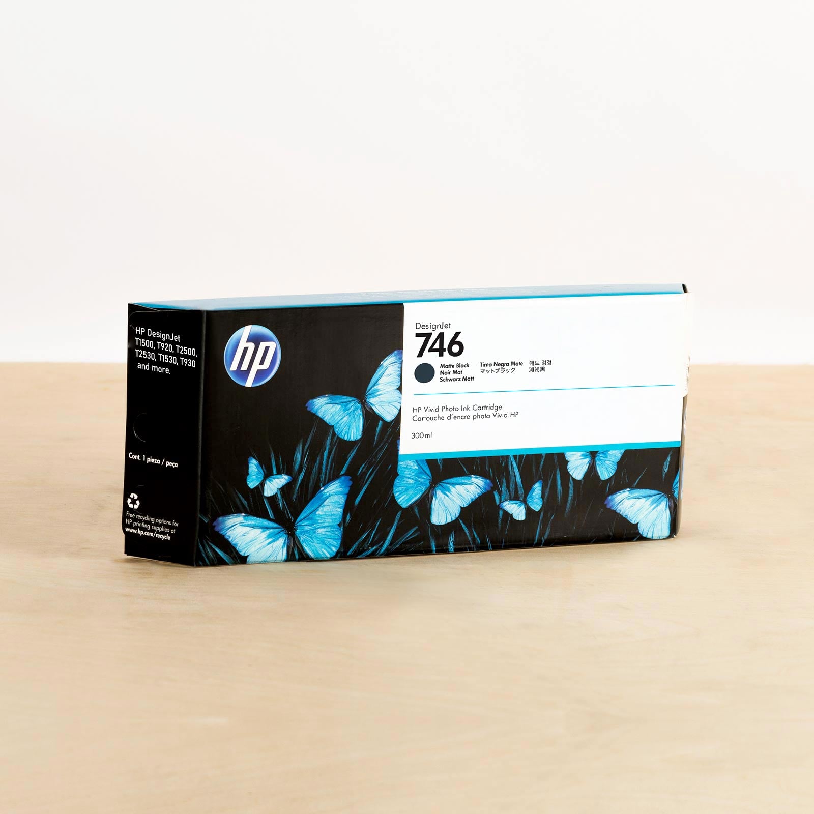OEM HP P2V83A Matte Black Ink Cartridge