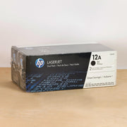 OEM HP Q2612AD Black Laser Toner Cartridge Dual Pack (4,000 Pages)