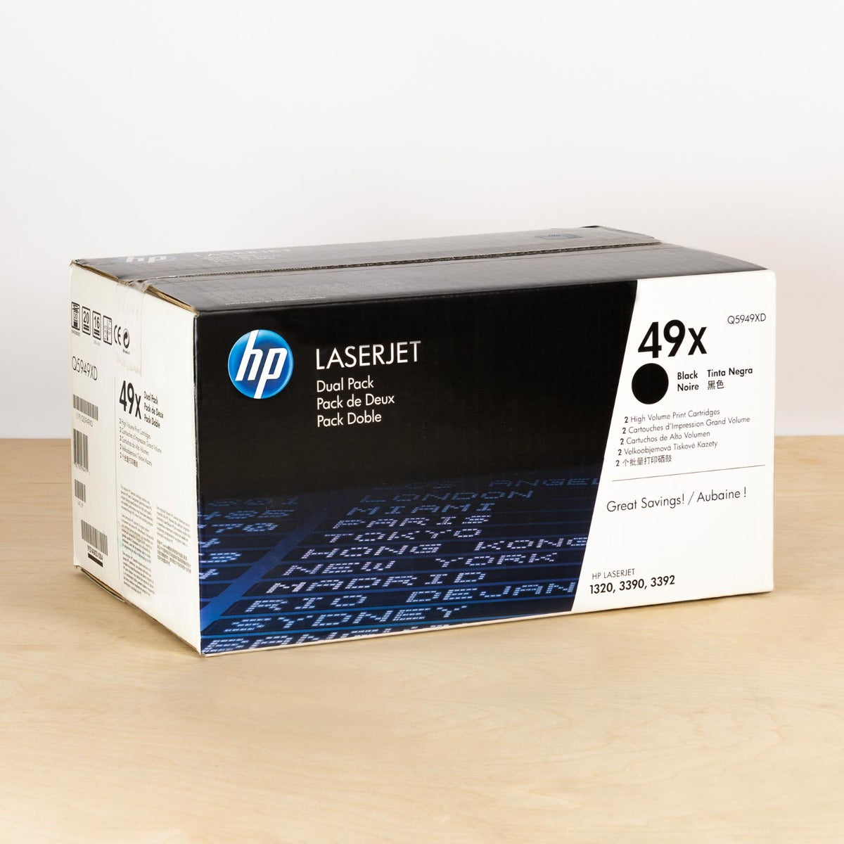 OEM HP Q5949XD Black Laser Toner Cartridge Dual Pack (12,000 Pages)