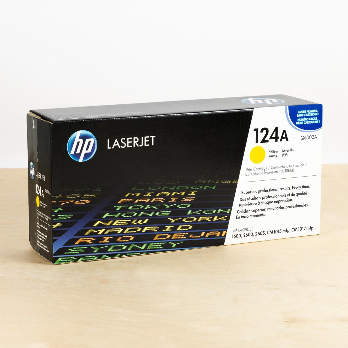 OEM HP 124A Q6002A Yellow Toner Cartridge (2,000 Pages)