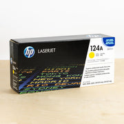 OEM HP 124A Q6002A Yellow Toner Cartridge (2,000 Pages)