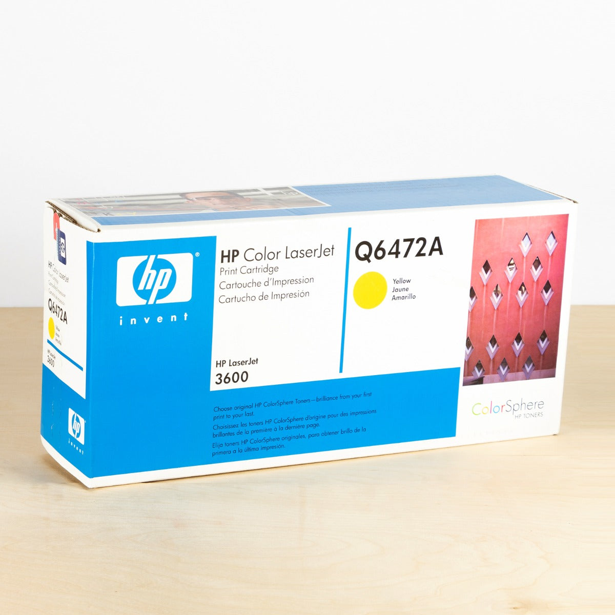 OEM HP 502A Yellow Toner Cartridge (4,000 Pages)