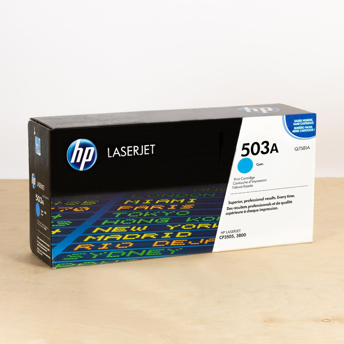 OEM HP Q7581A Cyan Toner Cartridge (6,000 Pages)