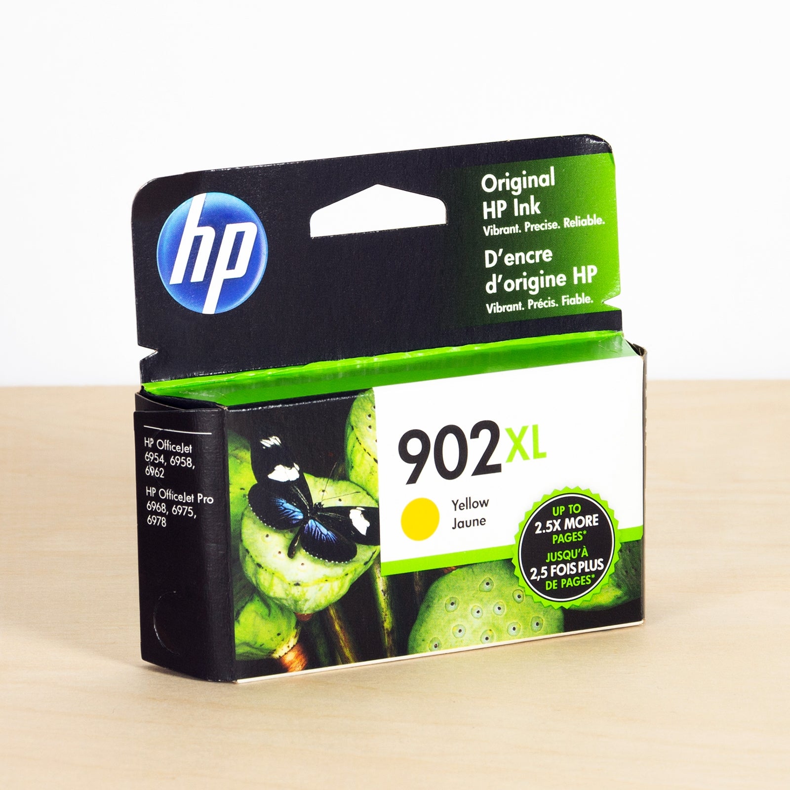 OEM HP 902XL High Yield Yellow Ink Cartridge (825 Pages)