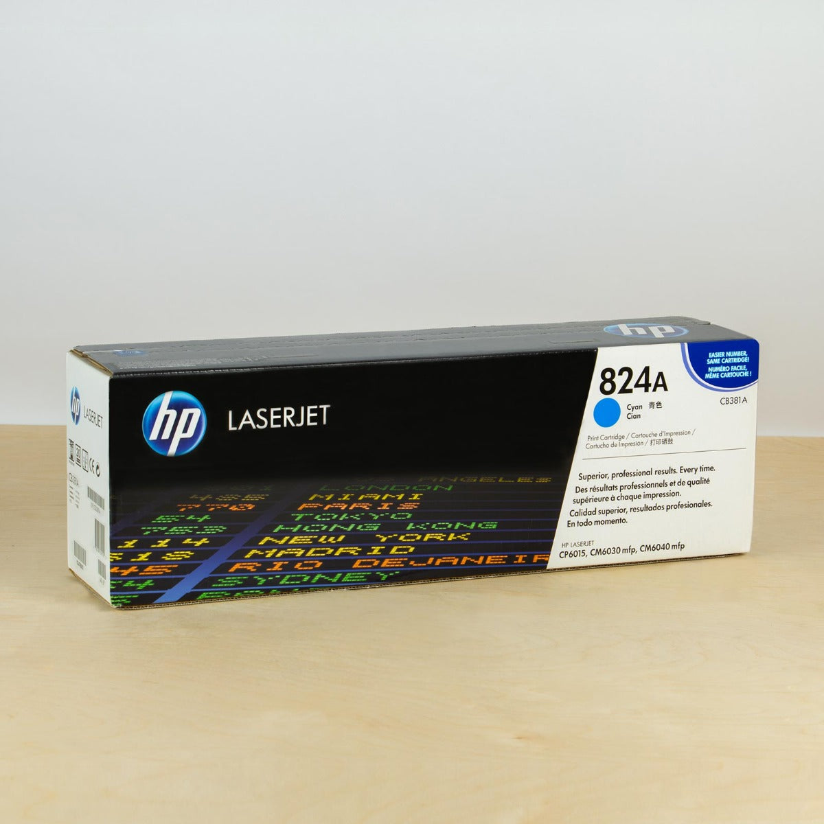 OEM HP CB381A Cyan Toner Cartridge (21,000 Pages)