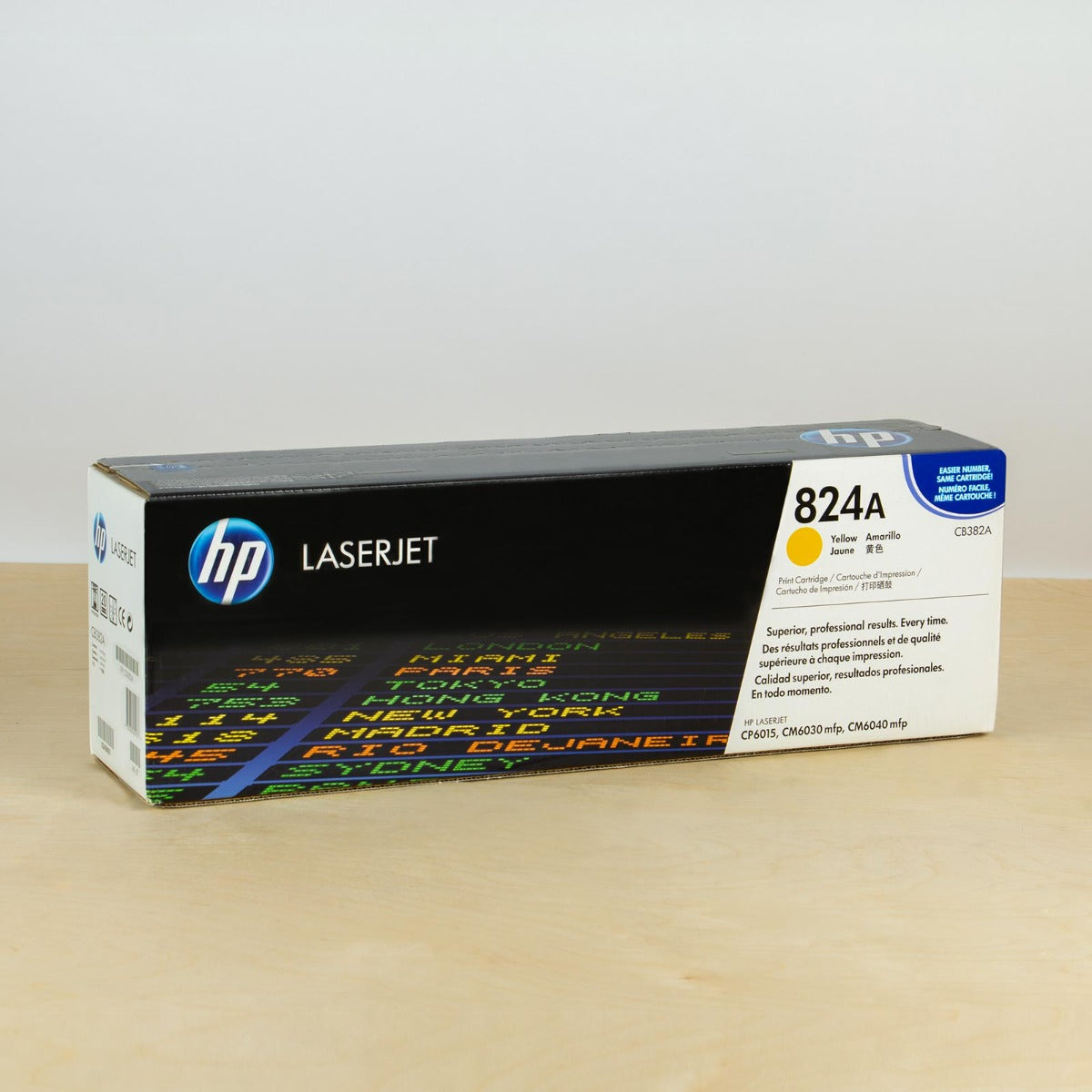 OEM HP CB382A Yellow Toner Cartridge (21,000 Pages)