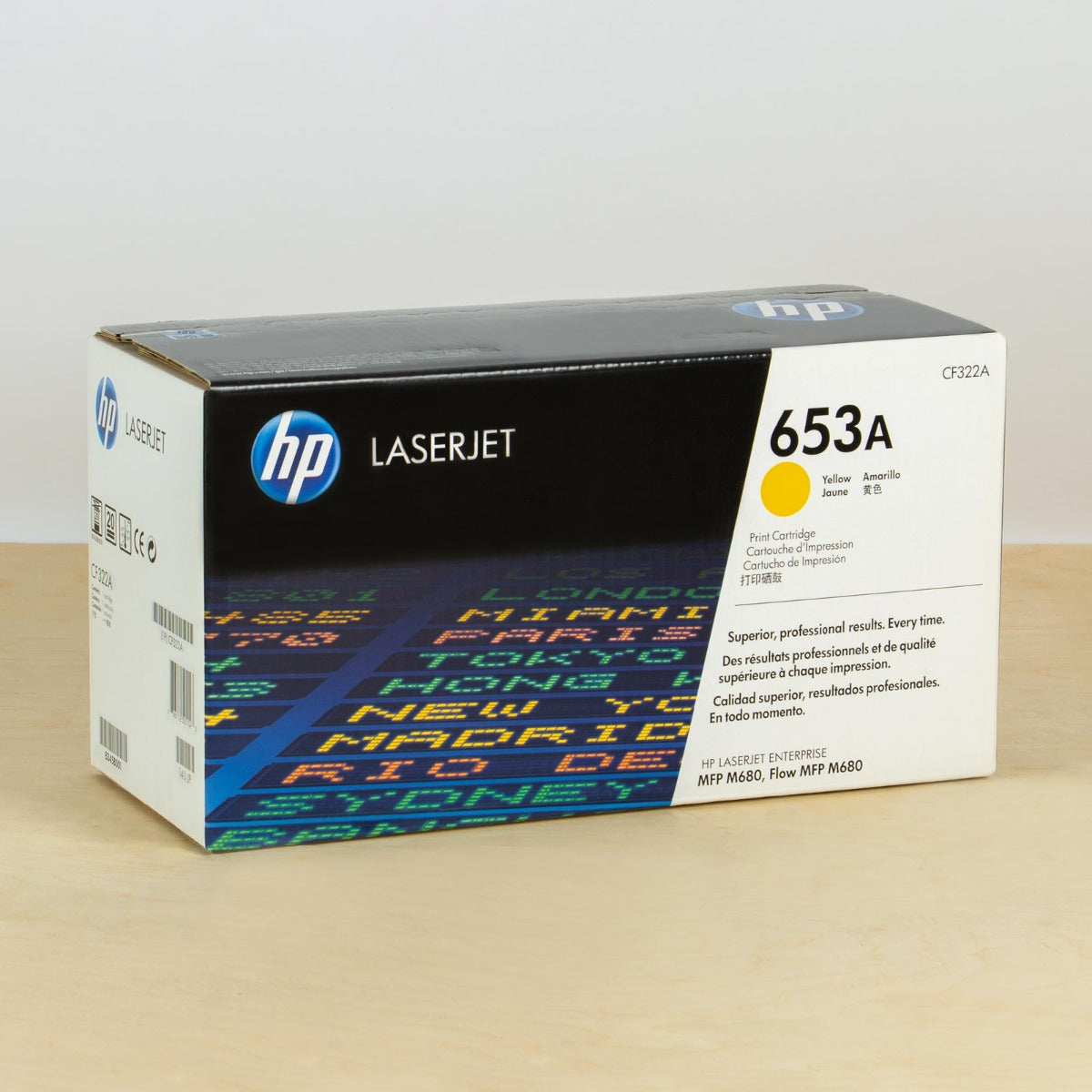 OEM HP 653A Yellow Toner Cartridge (16,500 Pages)