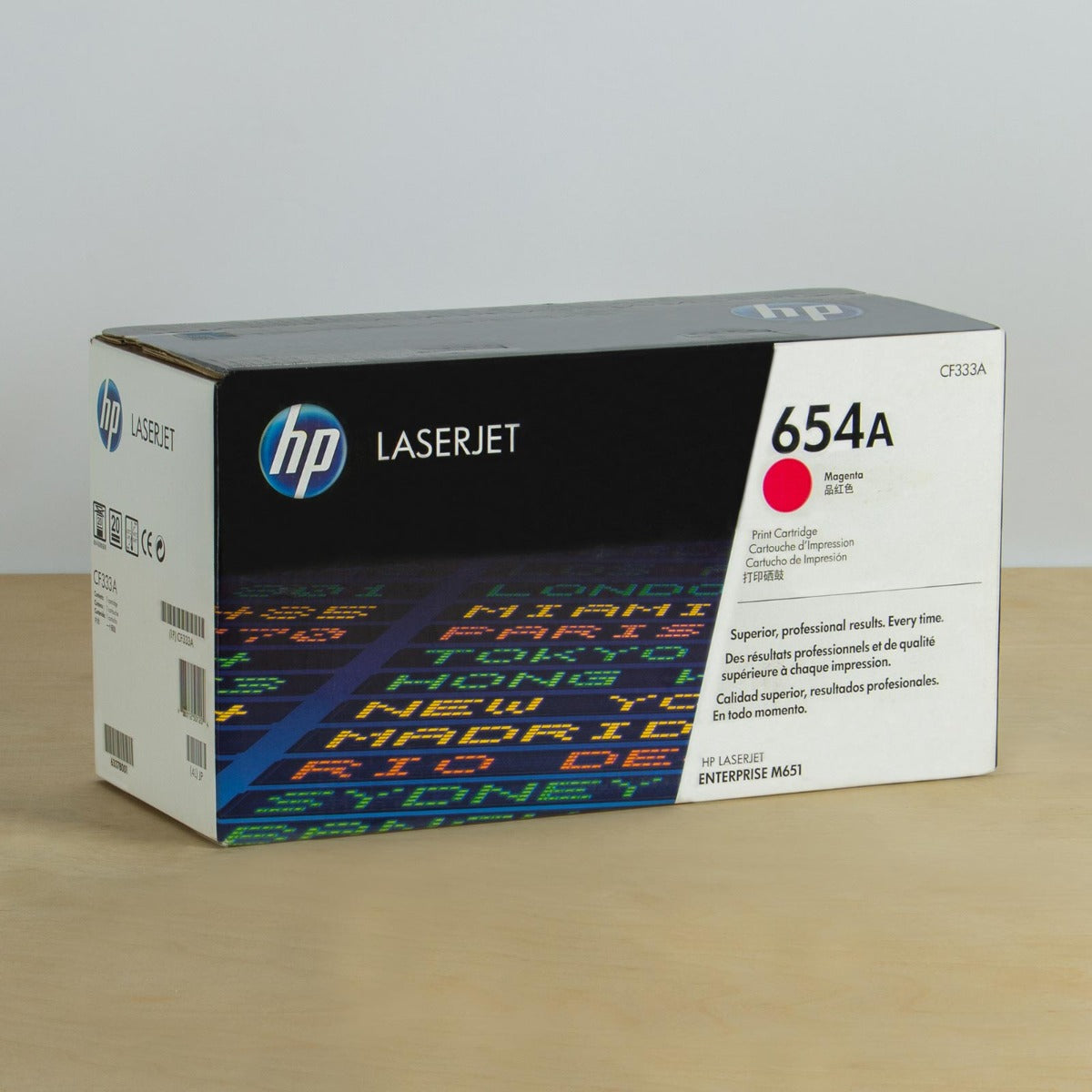 OEM HP 654A/CF333A Magenta Toner Cartridge (15,000 Pages)