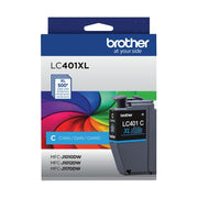OEM Brother LC401XLC HY Cyan Ink Cartridge (500 Pages)