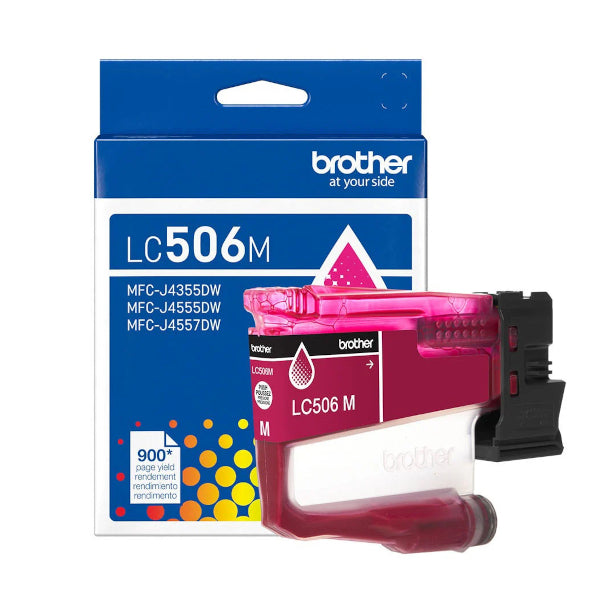 OEM Brother LC506M Magenta Ink Cartridge (900 Pages)