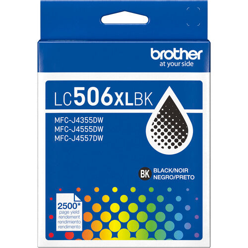 OEM Brother LC506XLBK High Yield Black Ink Cartridge