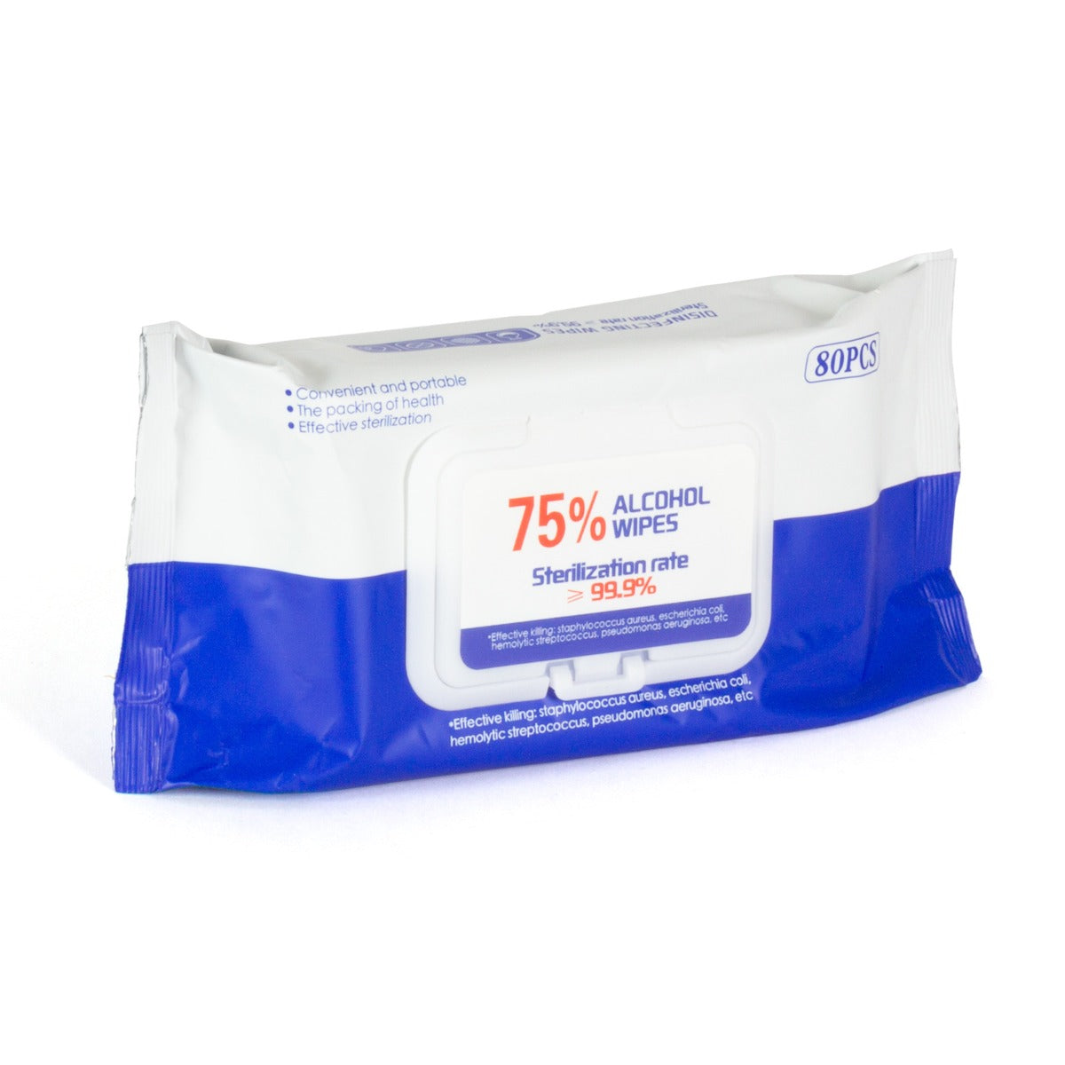 OEM 75% Alcohol Disinfectant Wet Wipes (80 wipes/bag)