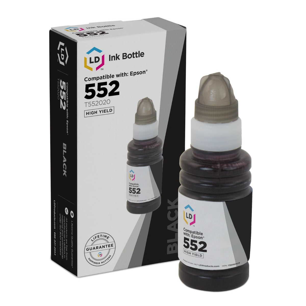 Compatible Epson T552020 Black Ink Bottle (6,700 Pages)