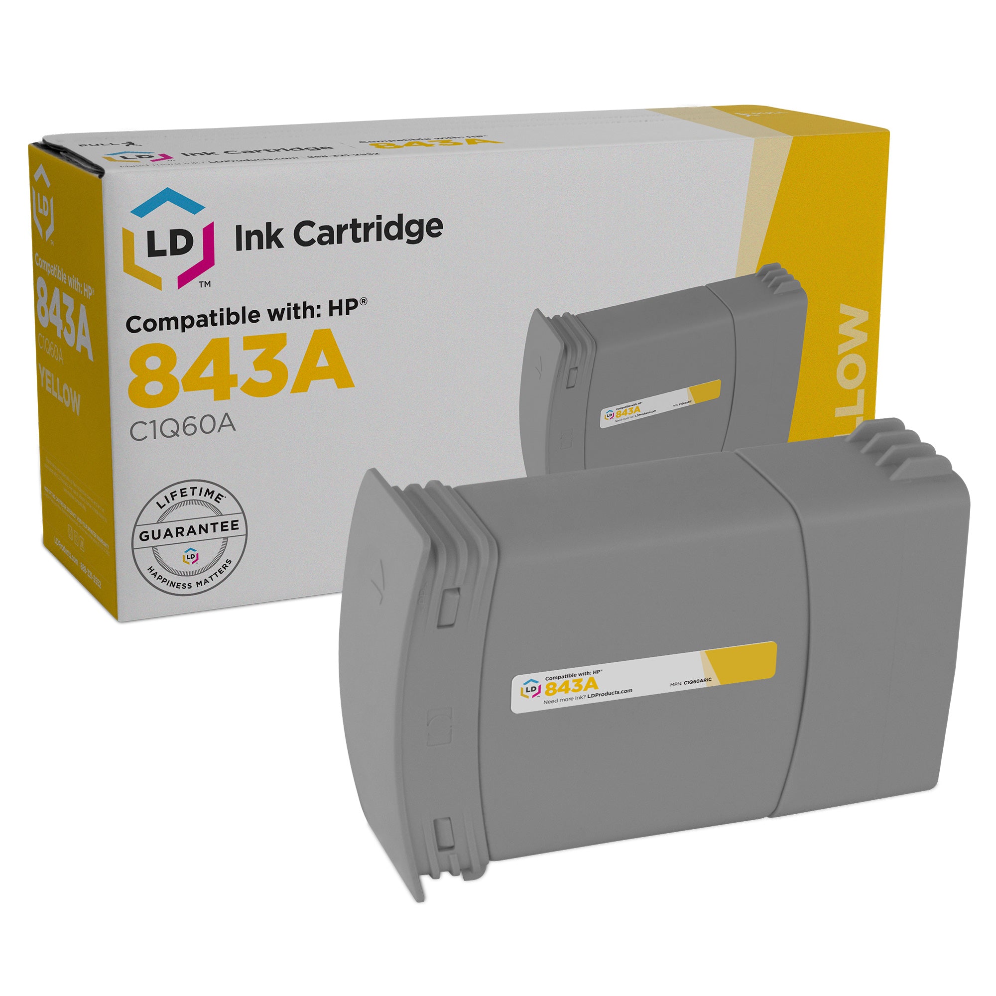 Remanufactured HP C1Q60A Yellow Ink Cartridge