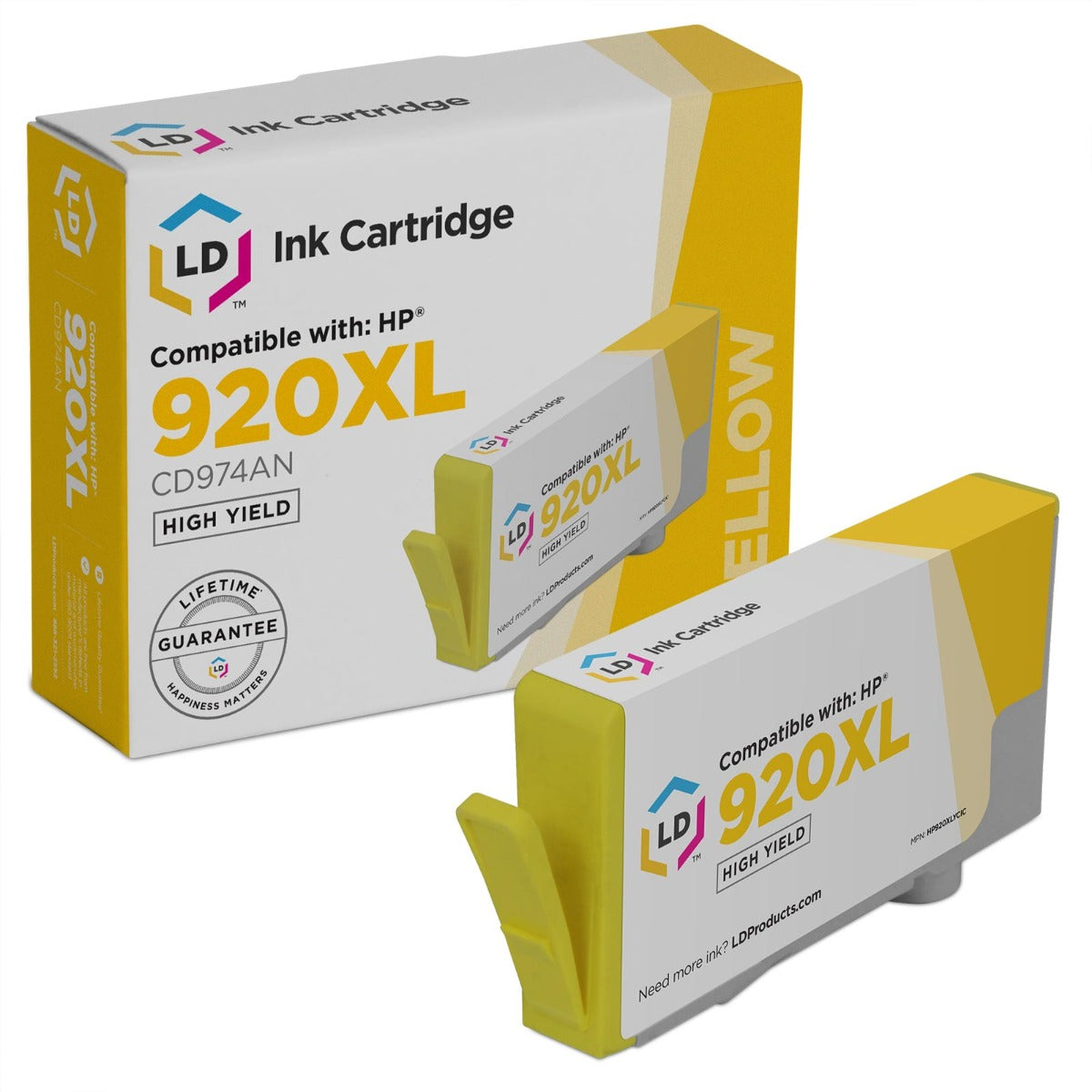 Compatible LD CD974AN / 920XL High Yield Yellow Ink Cartridge