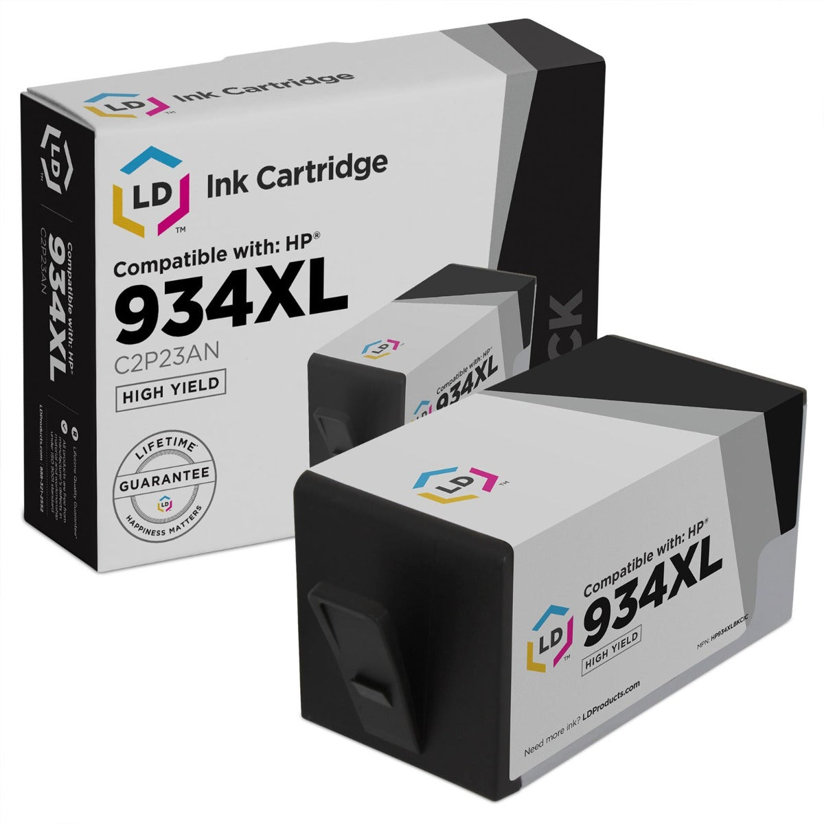 Compatible HP C2P23AN / 934XL High Yield Black Ink Cartridge