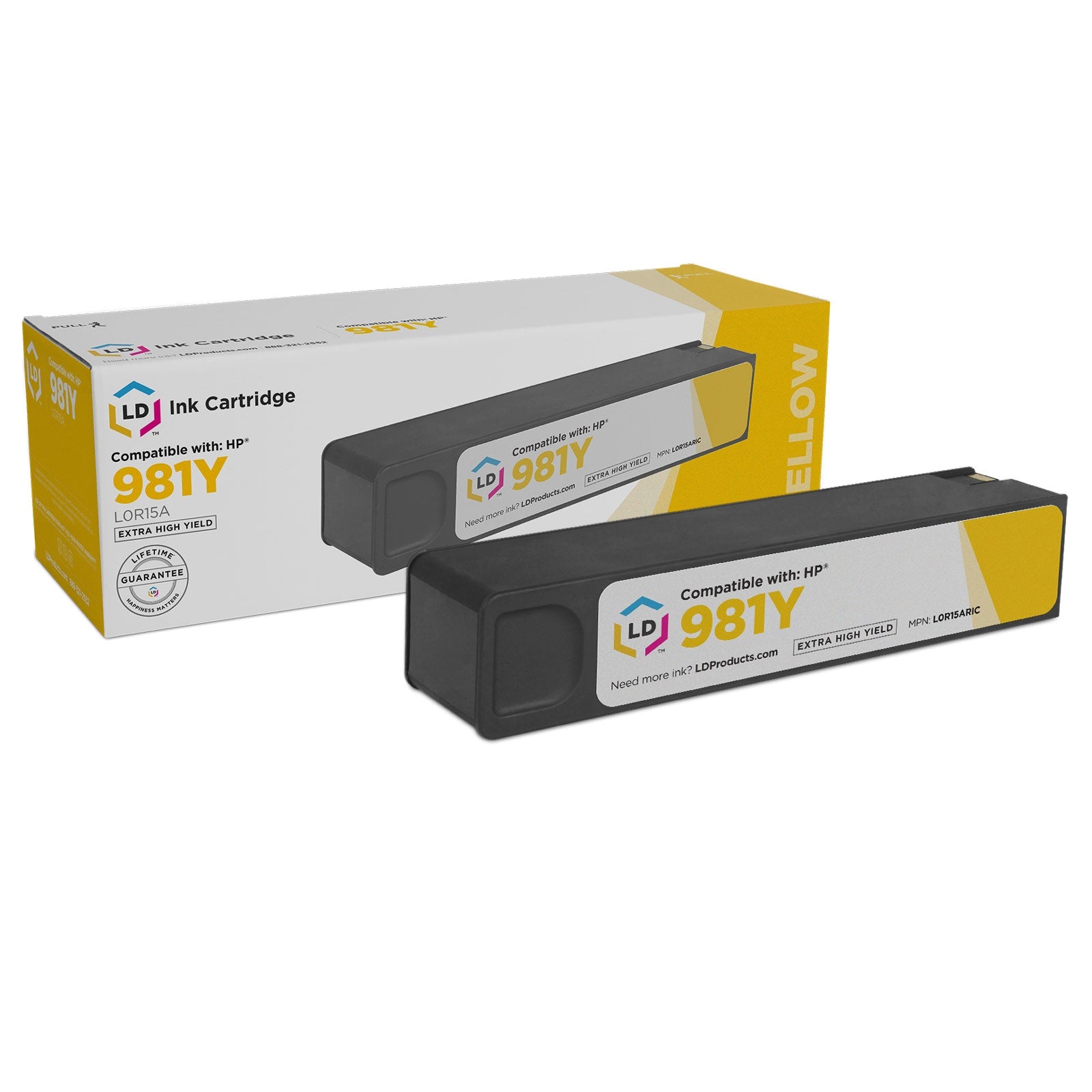 Remanufactured HP 981Y Extra High Yield Yellow Ink Cartridge (16,000 Pages)