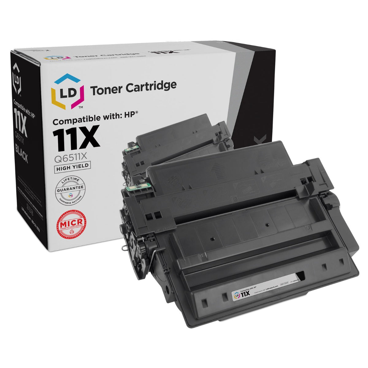 Remanufactured HP Q6511X Black MICR Toner Cartridge (High Yield)