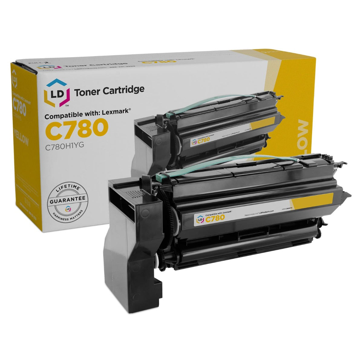 Remanufactured Lexmark C780H1YG Yellow Laser Toner Cartridge (10,000 Pages)