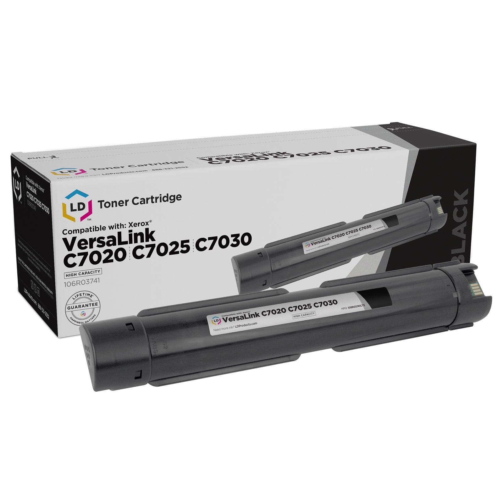 Compatible Xerox 106R03741 Black Toner Cartridge (16,100 Pages)