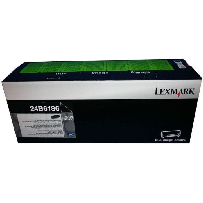 OEM Lexmark 24B6186 Black Toner Cartridge (25,000 Pages)