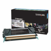 OEM Lexmark C746H4KG High Yield Black Toner Cartridge (12,000 Pages)