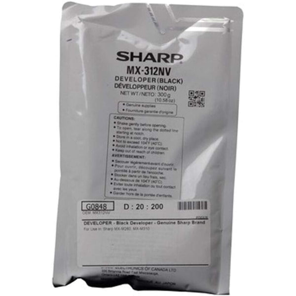 OEM Sharp MX-312NV Black Developer Unit (75,000 Pages)