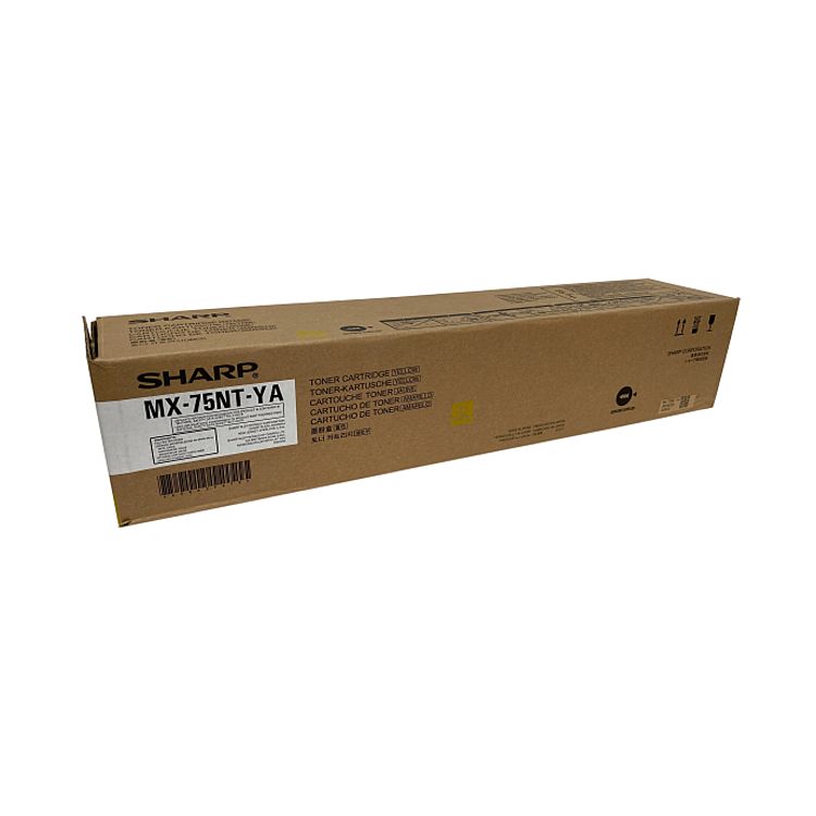 OEM Sharp MX75NTYA High Yield Yellow Toner Cartridge (60,000 Pages)