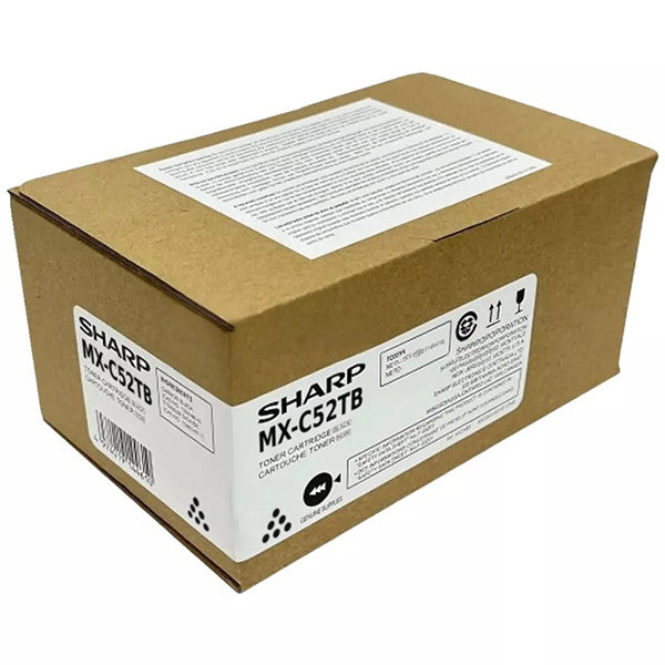 OEM Sharp MX-C52TB Black Toner Cartridge (25,000 Pages)