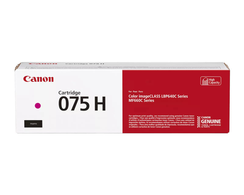 OEM Canon 075 H Magenta High Capacity Toner Cartridge (2,500 Pages)