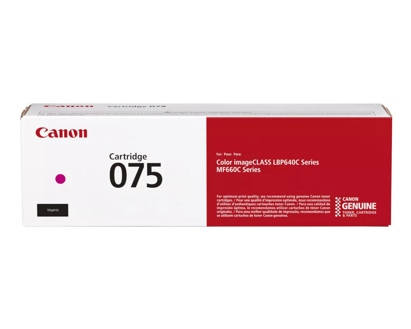 OEM Canon 075 Magenta Toner Cartridge (1,300 Pages)
